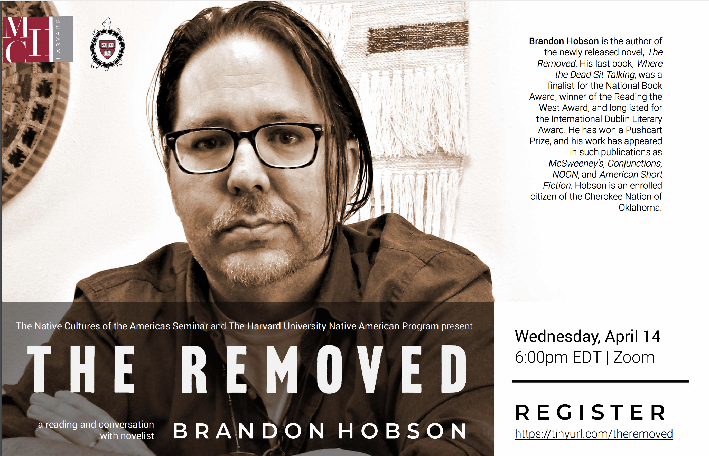 Brandon Hobson poster