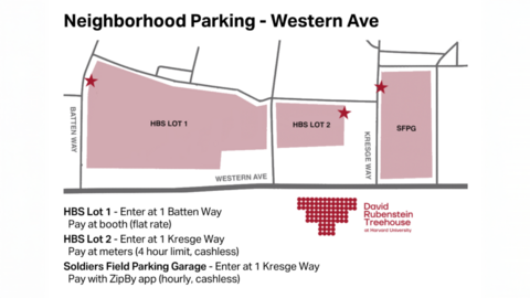 Parking Instructions on Western Avenue