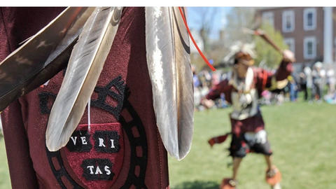 Save the date poster for the 25th annual Harvard Powwow happening September 30th, 2023