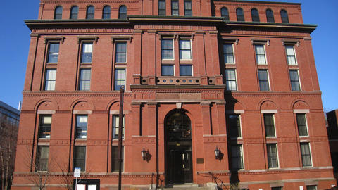 photo of Harvard Peabody Museum on a sunny day