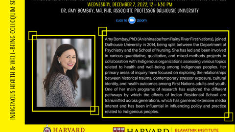 Poster advertising the webinar