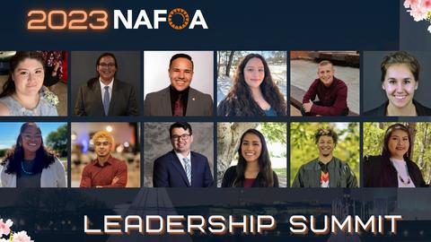 Graphic with pictures of all 12 Leadership Summit Class Members