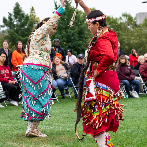 Harvard Powwow dancers 2023