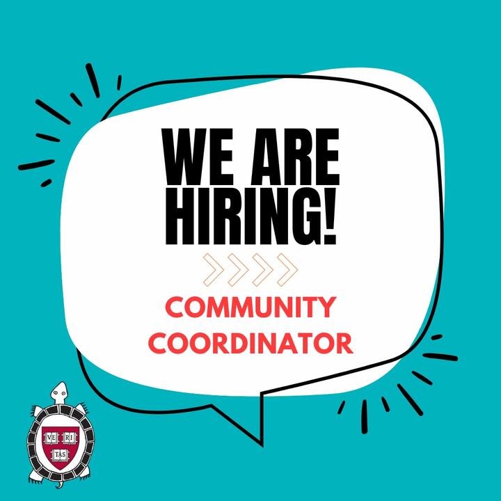 We are hiring Community Coordinator