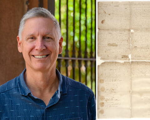 Deloria photo by Garrett Vreeland; Treaty photo: NAID 176316992 